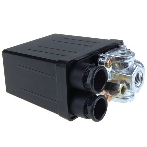 Air Compressor Controle Switche, Regelklep 175psi, Zware Pressostat, Zwart