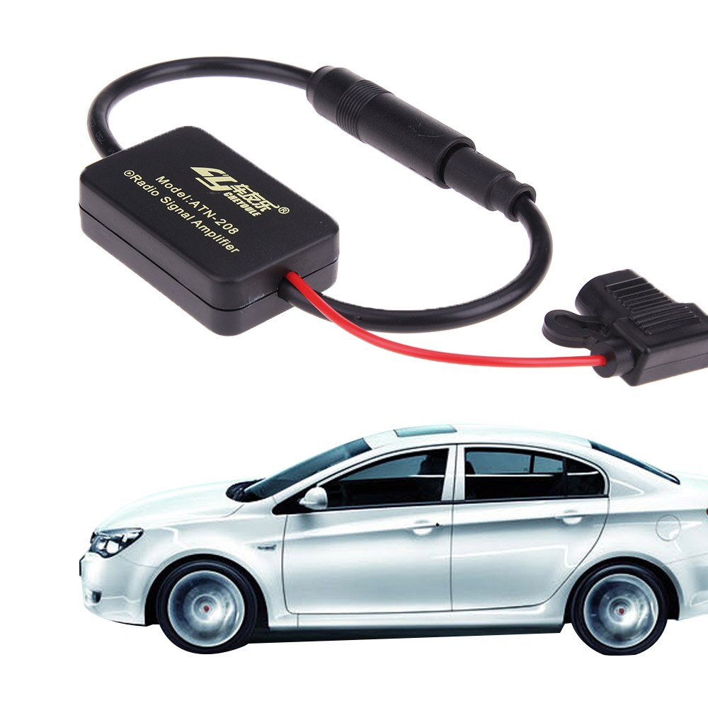 Rovtop universel 12V autoradio antennes Auto voiture FM antenne amplificateur Signal Amp Booster Radio FM pour Marine voiture véhicule bateau Z2