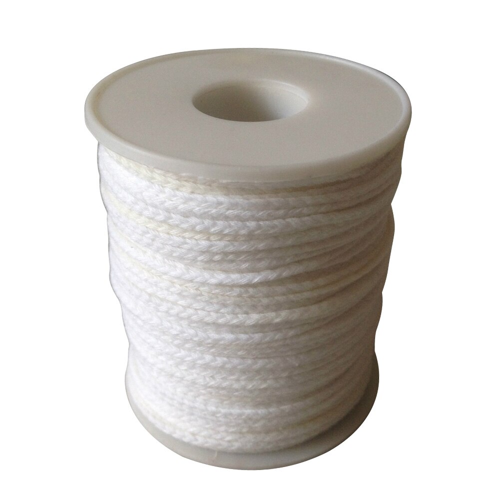 61m Core Candle Wick Hand Tool Spool With Sustainers Crafts For Candle Making Waxed Cotton Supplies Smokeless