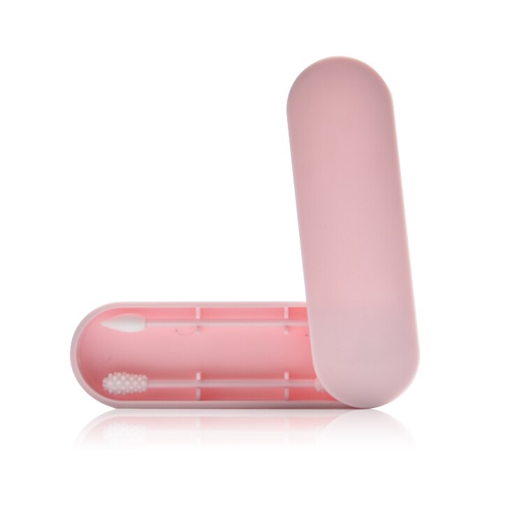 4/2 Pcs/box Double head Reusable Cotton Swab Face Ear Cleaning Makeup Removal Cosmetics Washable Portable Soft Buds Swabs Tools: 09