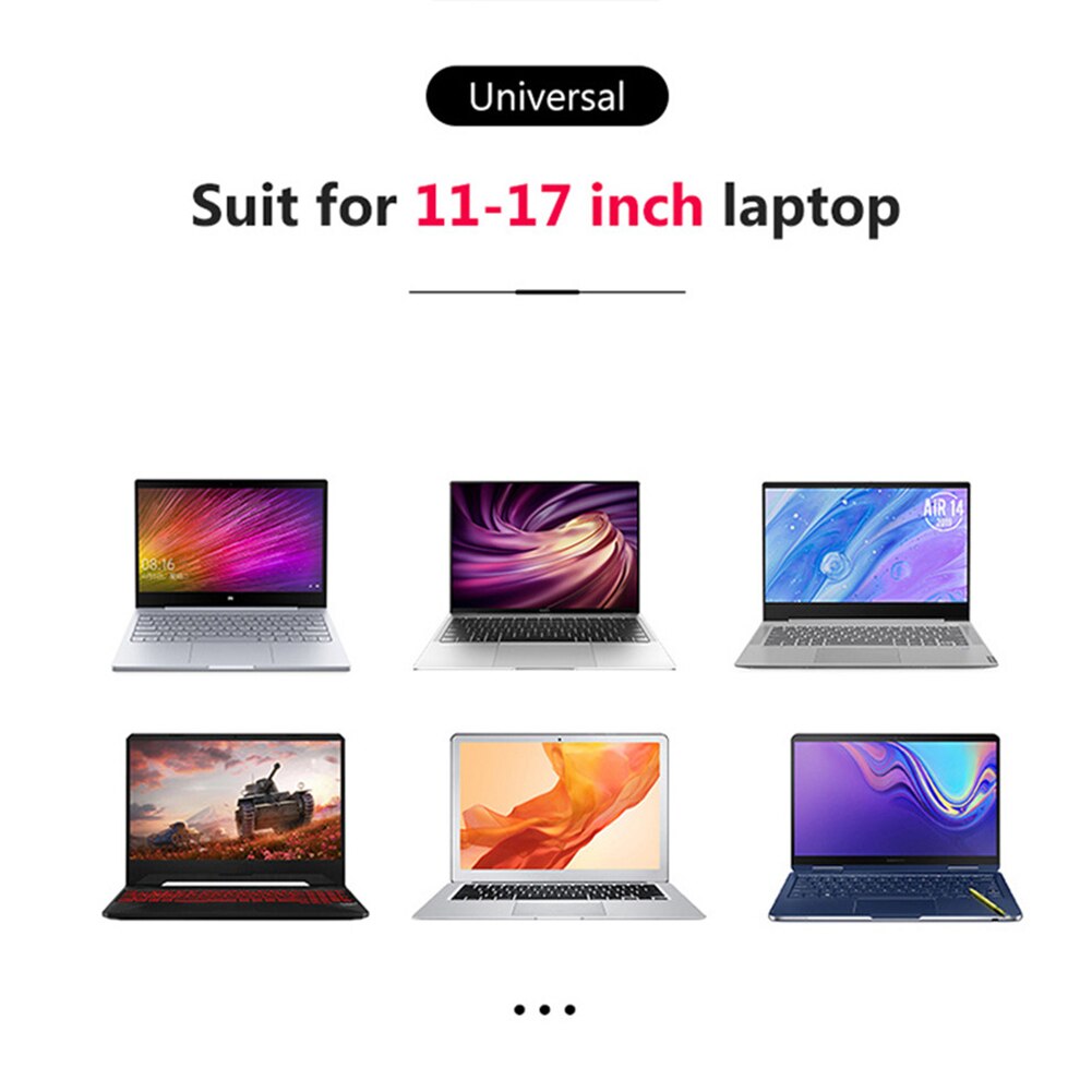 Soporte para portátil de altura ajustable aluminio soporte para portátil ergonómico Notebook a 11-17 pulgadas para MacBook Air Pro