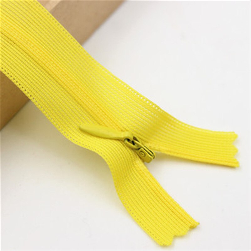 60cm cremalleras invisibles DIY Nylon bobina cremallera para costura ropa cojín herramienta cojín sastre: 08