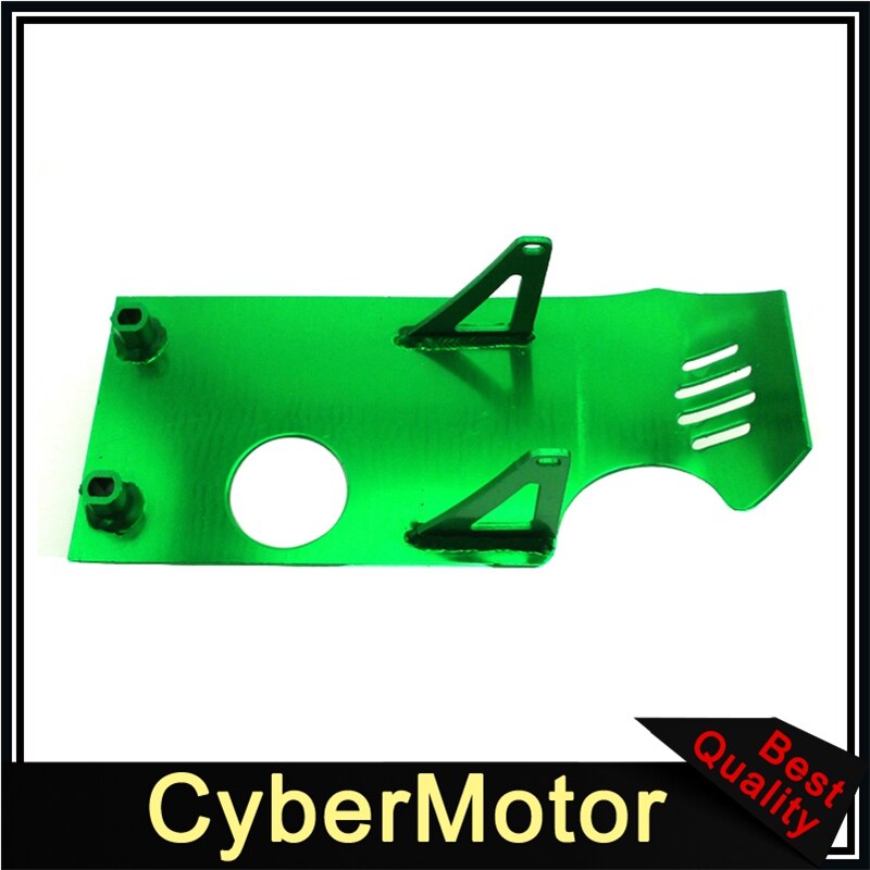 Aluminum Engine Skid Plate For Dirt Pit Bike XR50 CRF50 50cc 70cc 90cc 110cc 125cc 140cc Lifan YX SSR YCF GPX SDG: Green