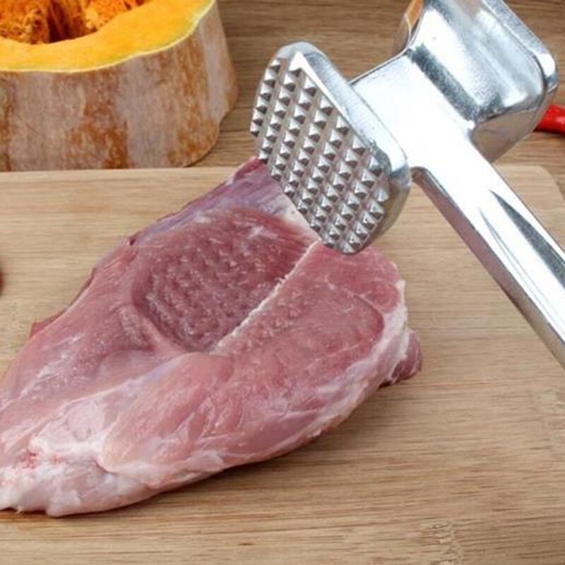 1Pcs Meat Tenderizer Hammer Mallet Tool for Pounding Beef Steak Stainless Steel Meat Hammer Kitchen Tool