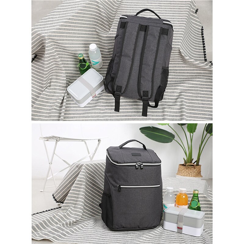 Grote Capaciteit Reistas Picknick Rugzak Voor Outdoor Sport Wandelen Effen Kleur Waterdichte SAL99