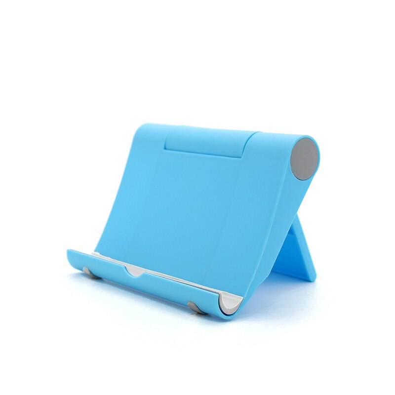 Nowy Tablet biurkowy i uchwyt na telefon plastikowy składany uchwyt ogólny potrząsający dźwiękiem leniwy uchwyt do ładowania: C-blue