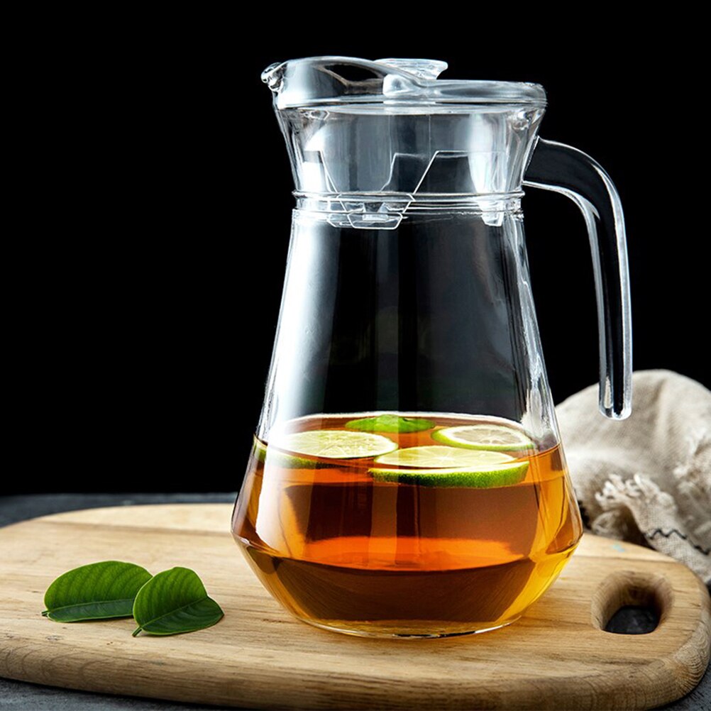 Acrylic Beverage Storage Container Clear Jug PC Pitcher Household Cold Water Kettle (1L)