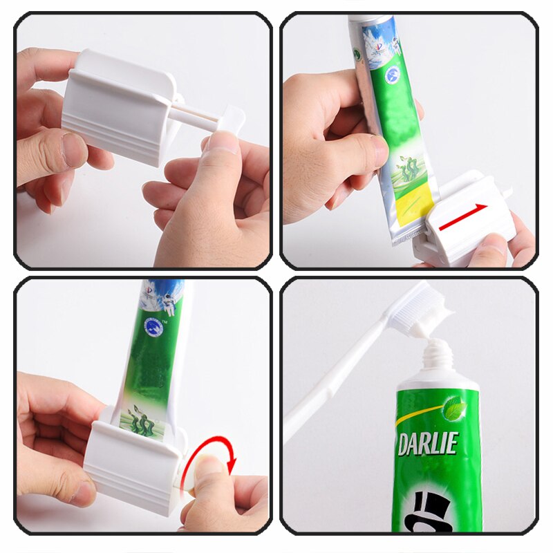 Manual Lazy Tube Squeezer Facial Cleanser Squeezer Clip Bathroom Accessories Toothpaste Dispenser Multifunctional Dispenser