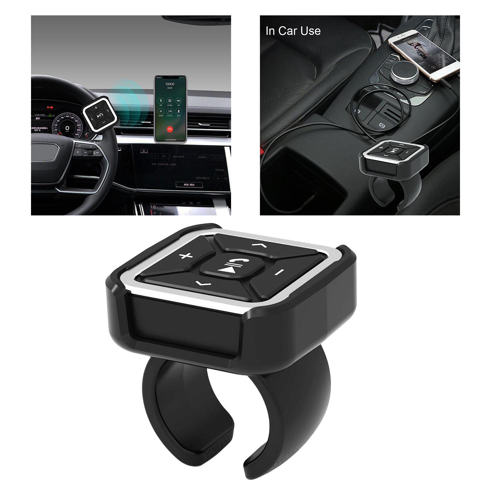 BT009 Auto Steering Wheel Mount Bluetooth 5.0 Afstandsbediening Voor Ios/Android