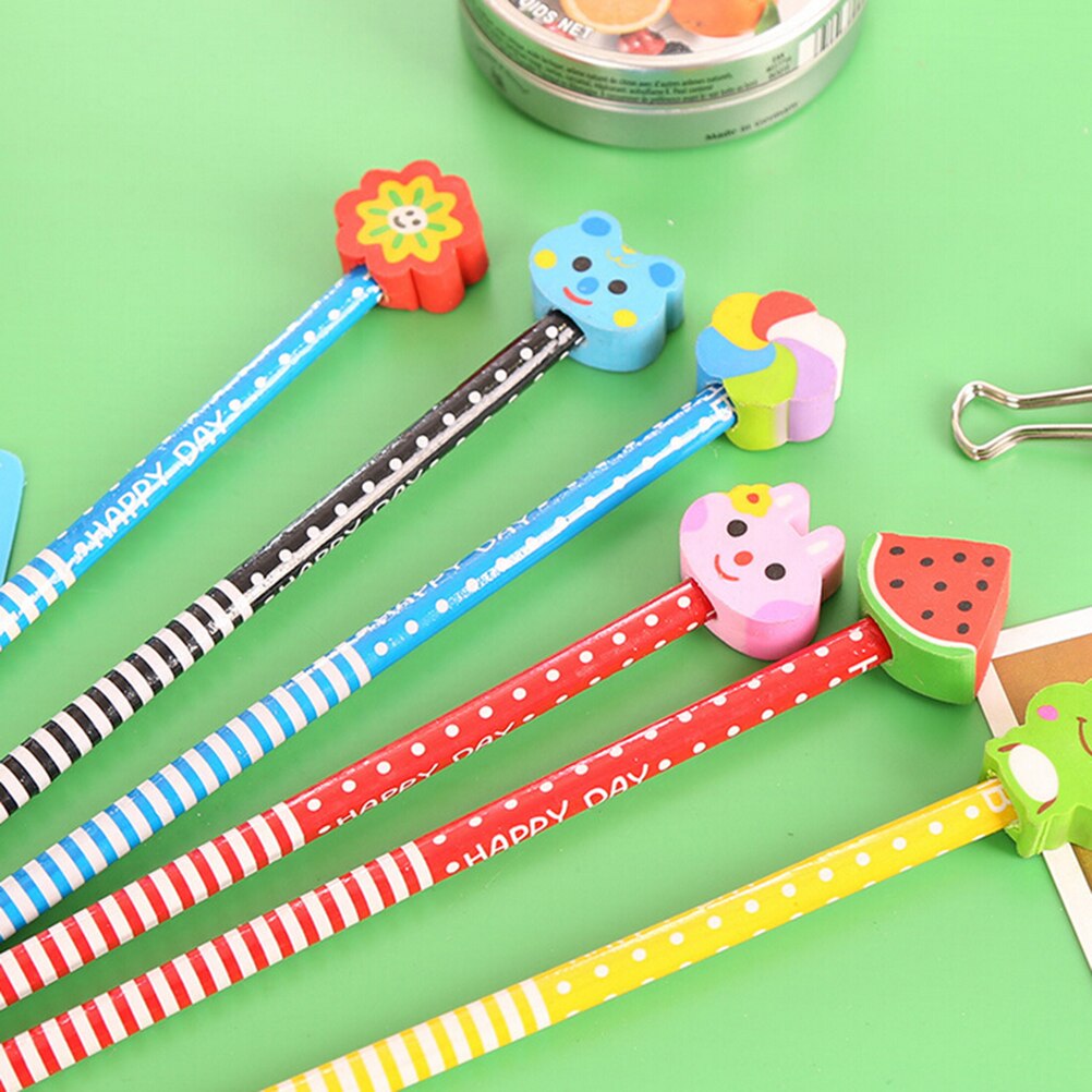 Weergaloze Mini Rubber Easer Cartoon Dierlijke Vorm Potlood Gum