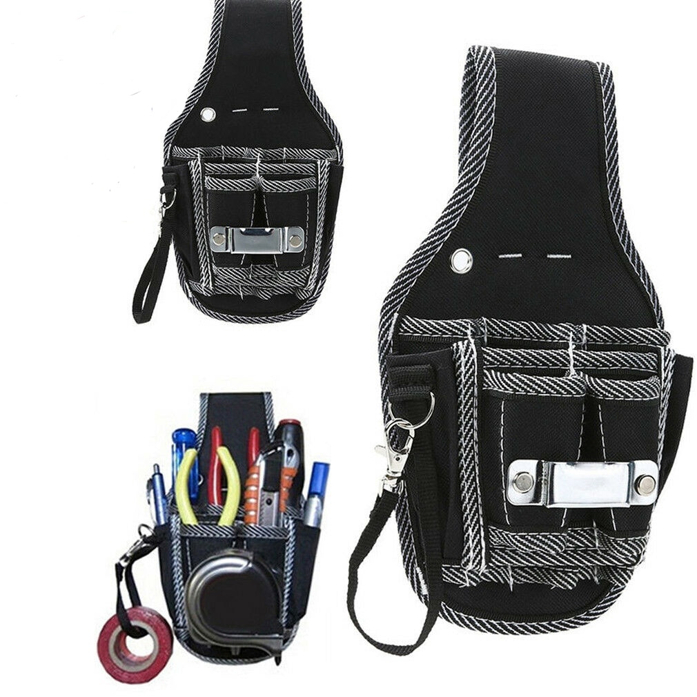 Electrician Waist Pocket Tool Belt Pouch Bag Screwdriver Kit Holder Case Cal