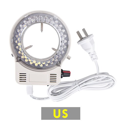 4.5W 100V-240V Adjustable Microscope LED Ring Light Lighting for Stereo Microscope Camera Magnifier Illuminator: US Plug