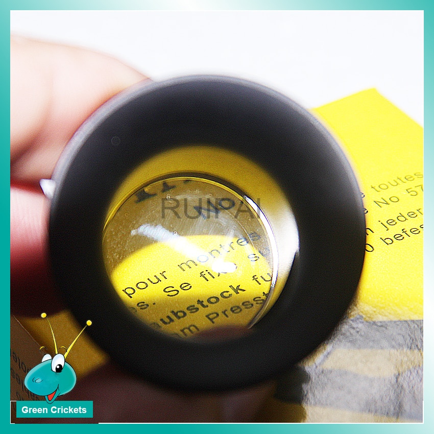 Lente de aumento de vidro ótico para conserto, alta qualidade, 20x, roupa de olho, lupa, ferramenta de relógio