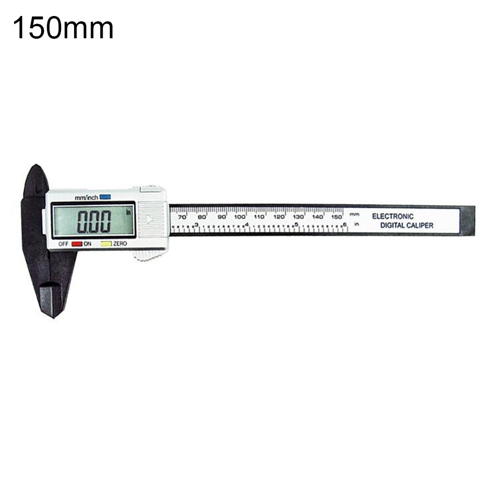Electronic Vernier Caliper Calliper Micrometer Plastic Instruments 1PC Digital Ruler 6 Inch Digital Vernier Calipers: 150mm 