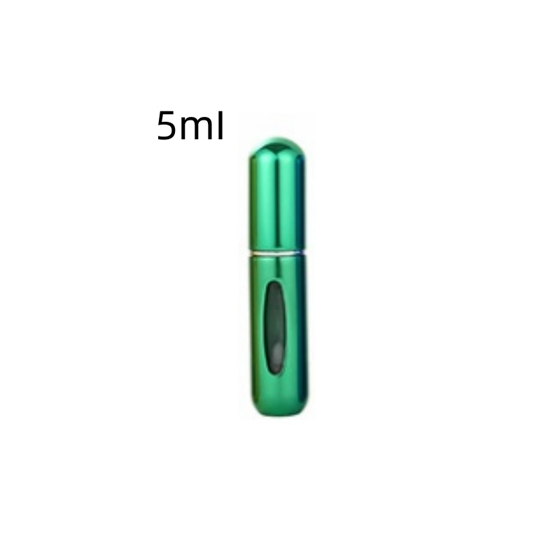 Återfyllningsbar mini parfymflaska bärbar kosmetikflaska sprayflaska förångare spraybehållare reseåterfyllningsflaskor 8ml /5ml: Grön