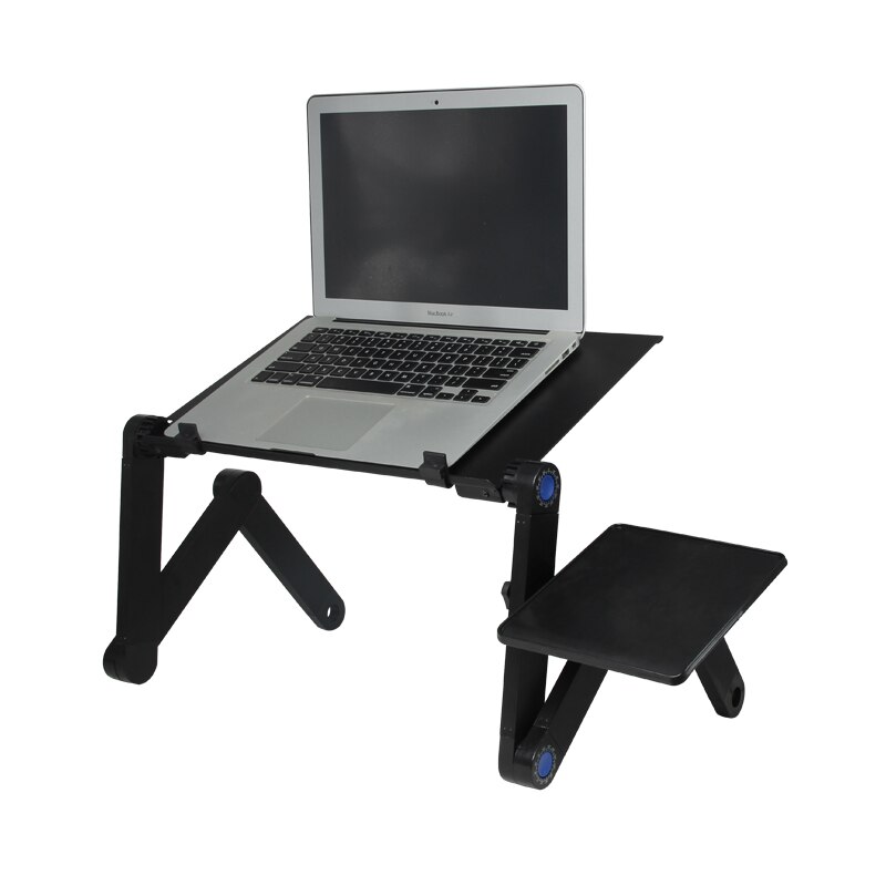 Justerbart laptopbord fällbart bärbart skrivbord ergonomiskt bärbart datorfack pc bordsstativ anteckningsbokstativ med fläkt