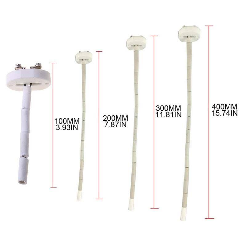 2Pcs High Temperature K Thermocouple Sensor for Ceramic Kiln Furnace 2372℉ 1300℃ Thermocouple Sensor