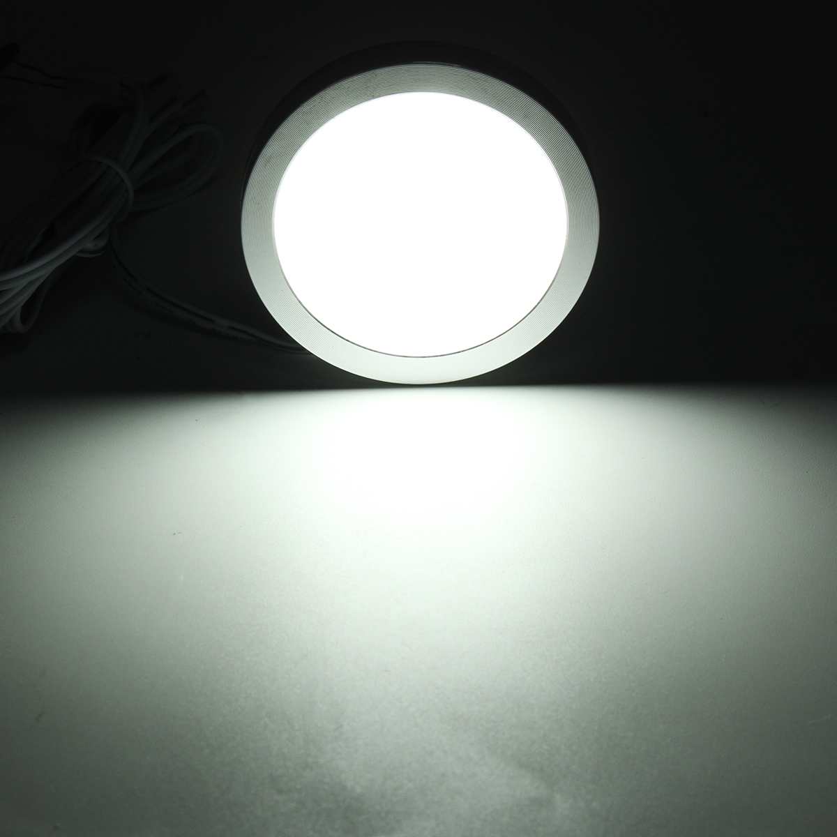 10pcs 12V 2.5W Car Interior LED Car Spot Lights Reading Light For VW T4 T5 Ford Transit Peugeot Boxer Camper Van RV Caravan: Cold White