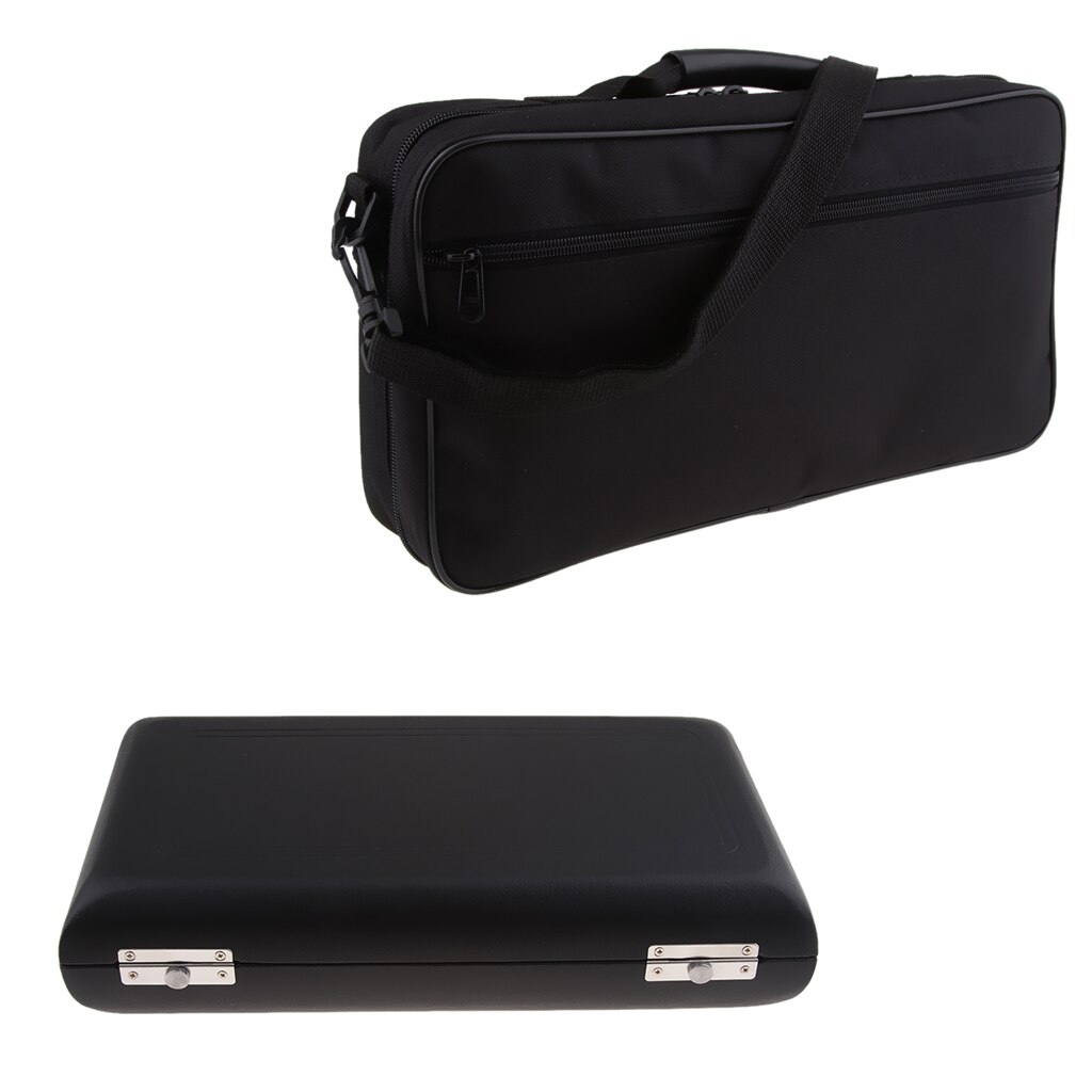 Oboe Carrying Case Black Hard Oboe Case with Bag and Shoulder Strap