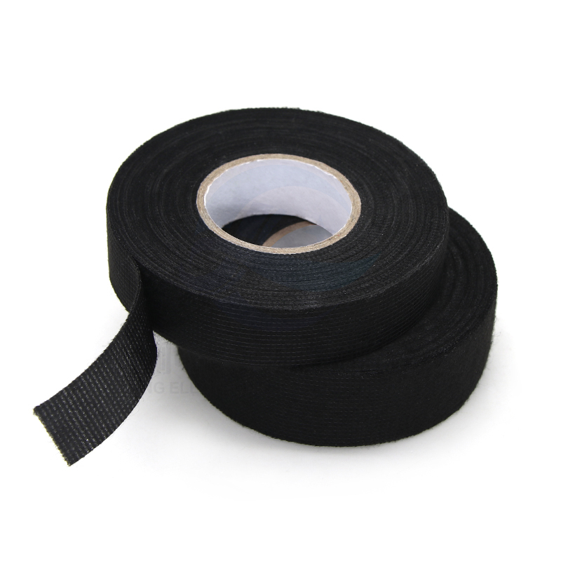 Hitzebeständiges, selbstklebendes Stoff-Stoffband, 9–50 mm, für Kfz-Kabelband, Kabelbaum, Kabelbaum, elektrische Wärmebänder