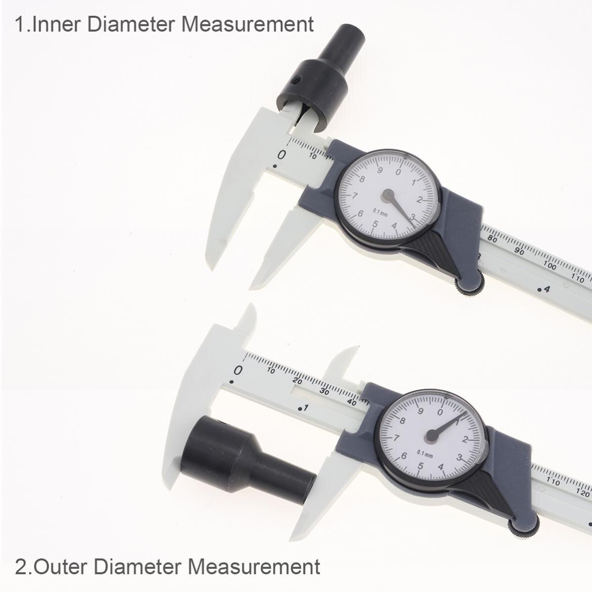 150mm Dial Caliper Vernier Caliper with Dial Indicator Stainless/Carbon Steel Gauge Measuring Tool Micrometer