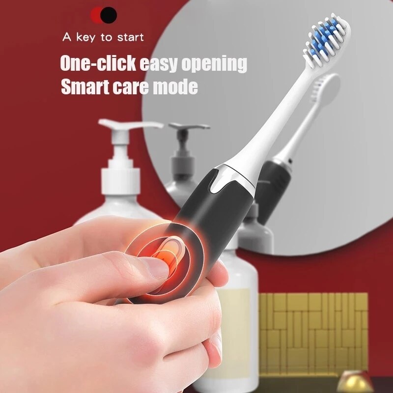 Electronic Toothbrush Washable Whitening Relax Teeth Brush Powerful Sonic Electric Toothbru USB Rechargeable Adult Ultrasonic