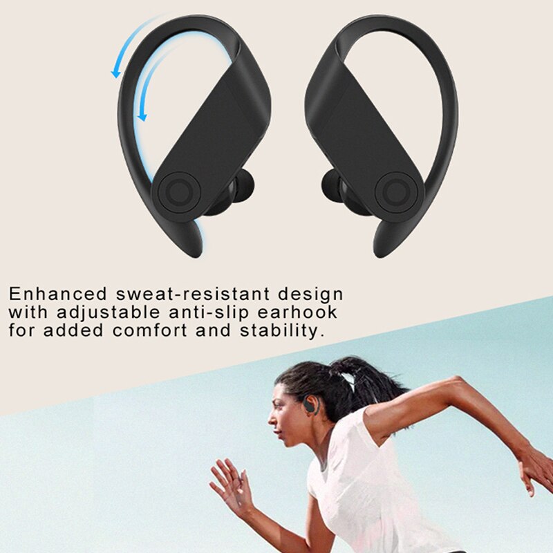 McGeSin B10 TWS Draadloze Bluetooth Hoofdtelefoon Sport Oortelefoon Running Oordopjes Waterdichte Sport Draadloze Headset Met Microfoon Voor Telefoon