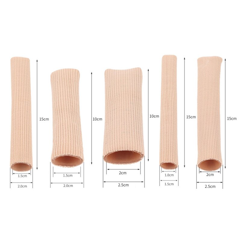 Stoff Finger Zehen Protektor Separator Applikator Fußpflege Werkzeug Pedikübetreffend Mais Kallus Entferner Hand Schmerzen Linderung Weiche Silikon Rohr