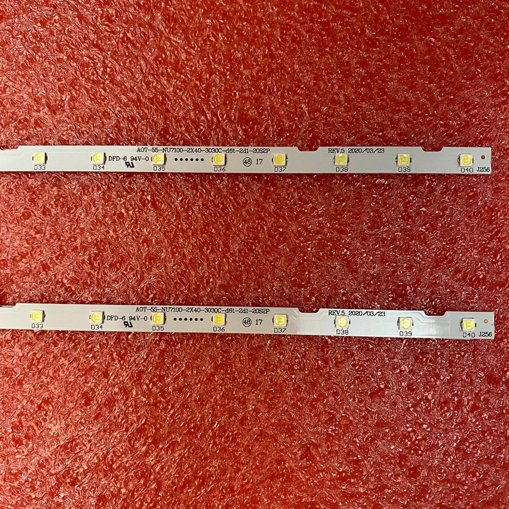 LED Strip For Samsung 55NU7100 UN55NU7100 UE55NU7100 UN55RU7100 UA55NU7100 UN55NU7200 UN55NU7400 UN55NU7100G