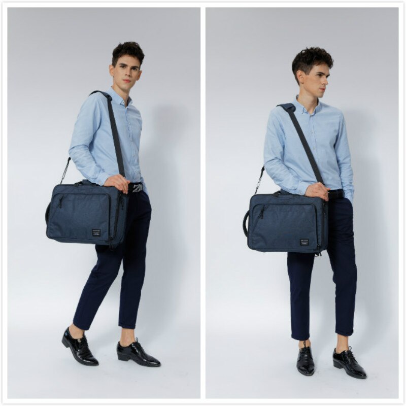 Brand Men&#39;s Briefcase Canvas Crossbody Bags for men 17 Inch Laptop Shoulder Bags Buisness Office Men Messenger Bag