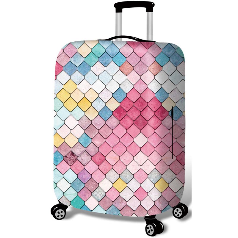 Luggage Cover - Elastic Stretch Suitcase Protector - Waterproof, Dust & Rain Resistant - Cartoon & Animal Prints: TP013 / S