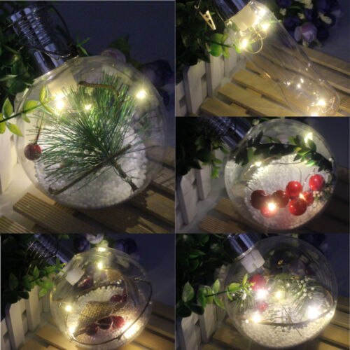 Vrolijk kerstfeest zonne-bolvormige led-lamp hangende hanglamp kerstboomdecoratie huislamp voor het jaar
