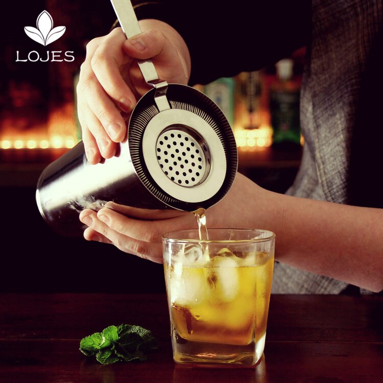 Stainless Steel Cocktail Strainer Bar Strainer Hawthorne Strainer Bar Stainless Steel Deluxe Strainer Bar Tool Batender