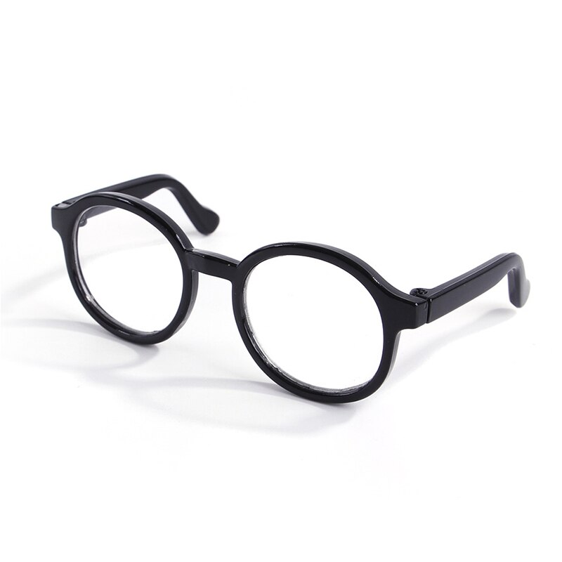Funny Pet Cute Glasses Plastic Transparent Cat Sun Glasses Dog Teddy Personality Pet Dress Up Pet Supply Decoration Accessories: black