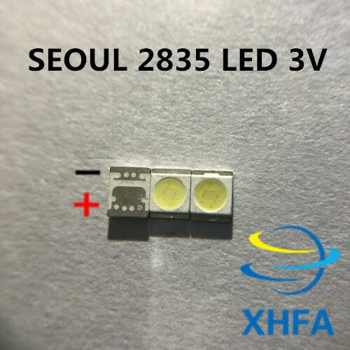 200 stuks voor lg originele seoul led lcd tv achtergrondverlichting lamp kralen lens 1w 3v 3528 2835 koel witte lichtkraal