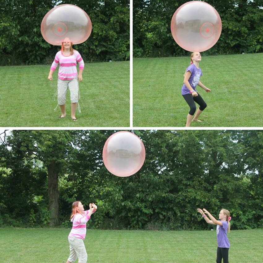Children Outdoor Soft Air Water Filled Bubble Ball Summer Fun Party Game Blow Up Balloon Toy For Kids Inflatable
