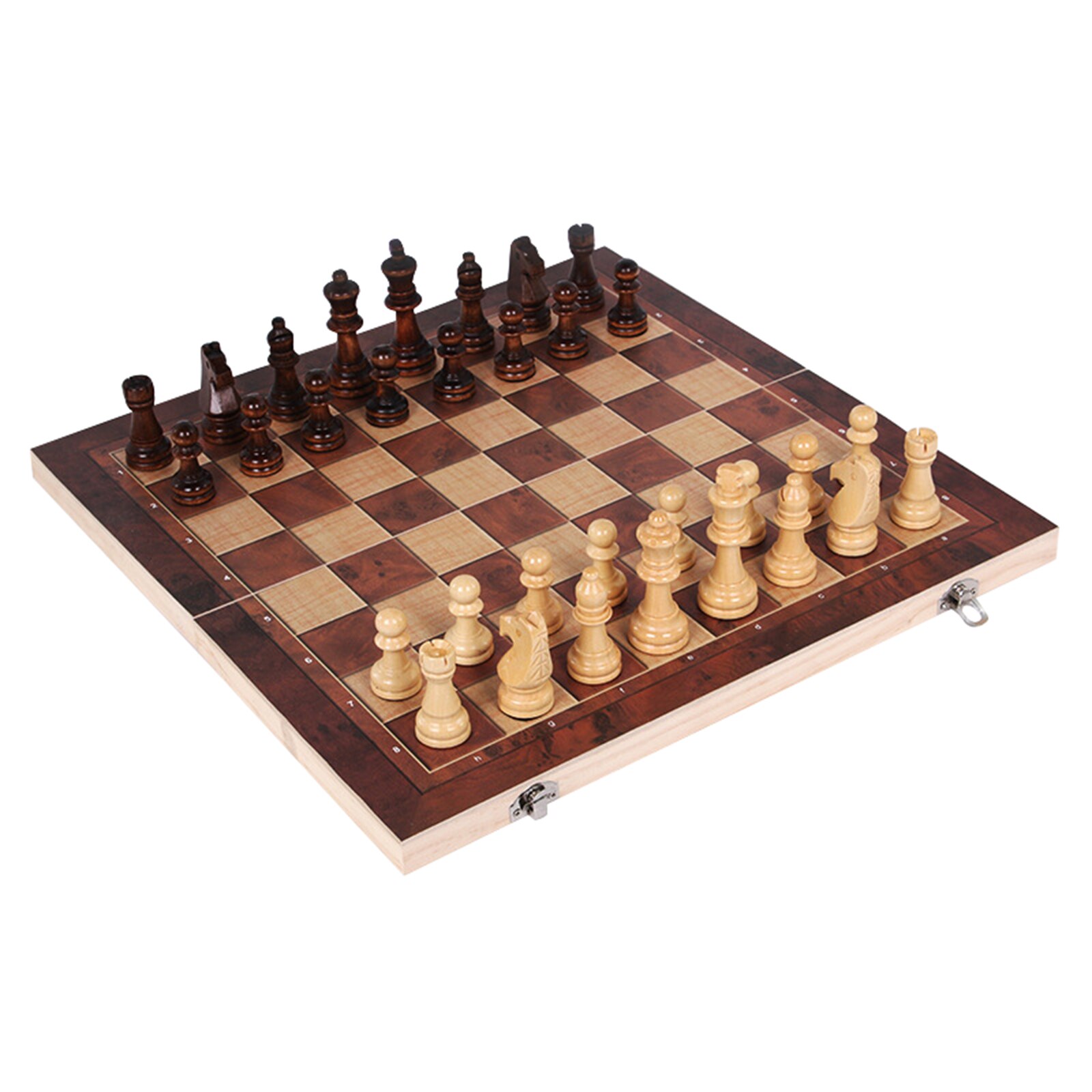 3 In 1 Houten Internationale Schaakspel Houten Schaakbord Games Checkers Puzzel Game Bezig Voor Kids Houten speelgoed