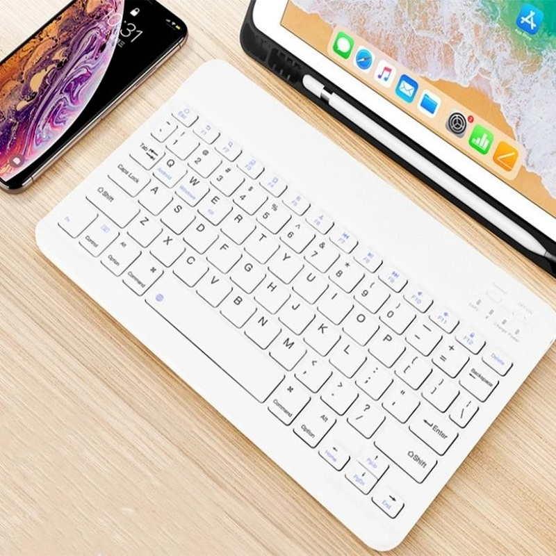 For ipad Wireless Keyboard Mouse Combo Bluetooth-compatible Keyboard And Mouse Set Rechargeable For ipad Laptop Computer