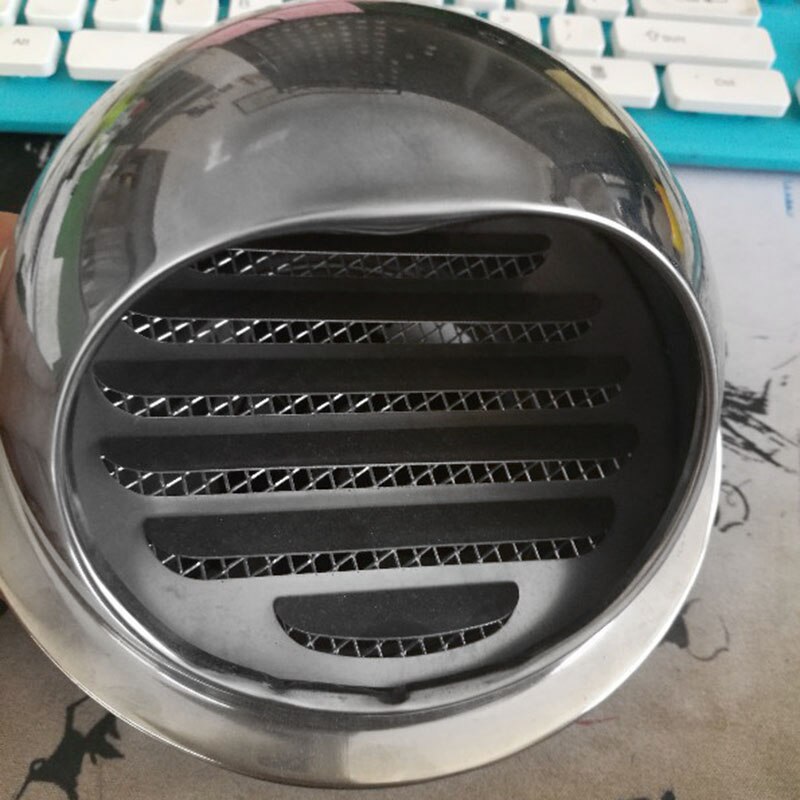 Stainless Steel Air Vent Grille Metal Chrome Wall Ventilation Ducting Cover Grid