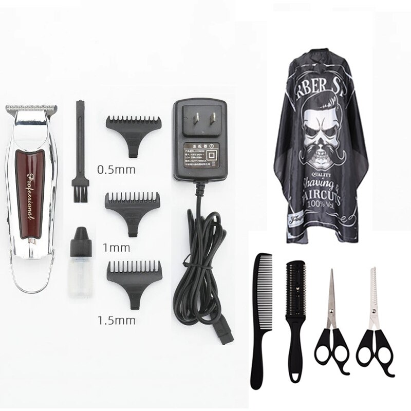 100-240V hair clipper electric hair trimmer powerful hair shaving machine hair cutting beard electric razor: 06