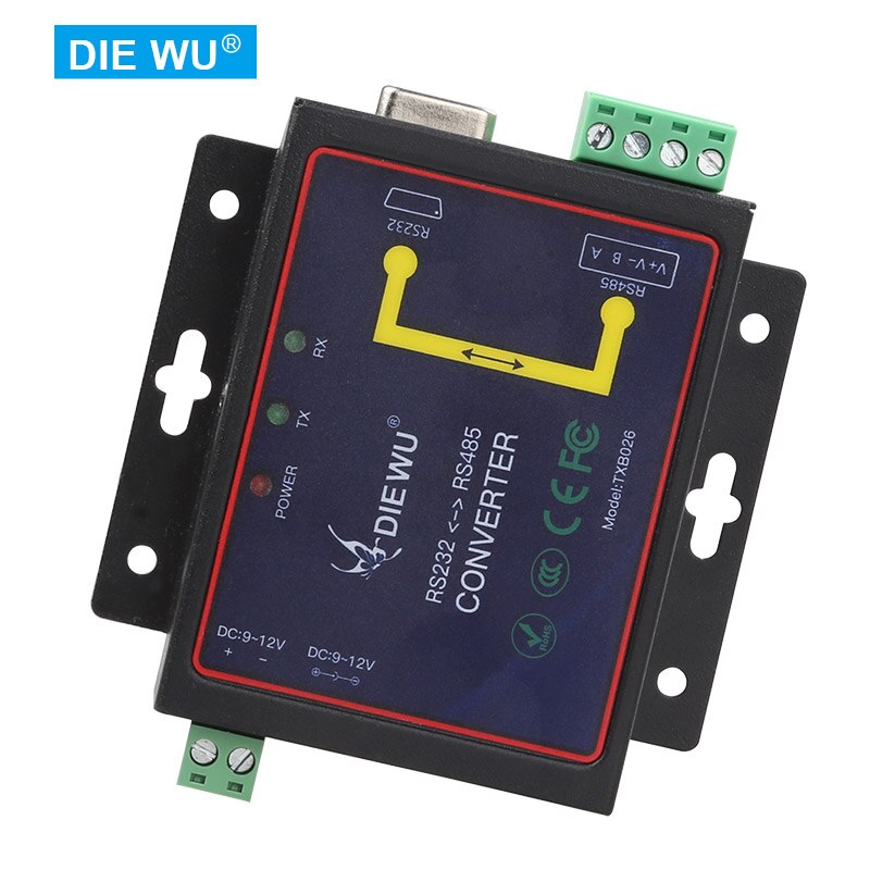 TXI026 Actieve RS232 Om RS485 Interface Seriële Adapter Converter RS232 Om RS485 Apparaat