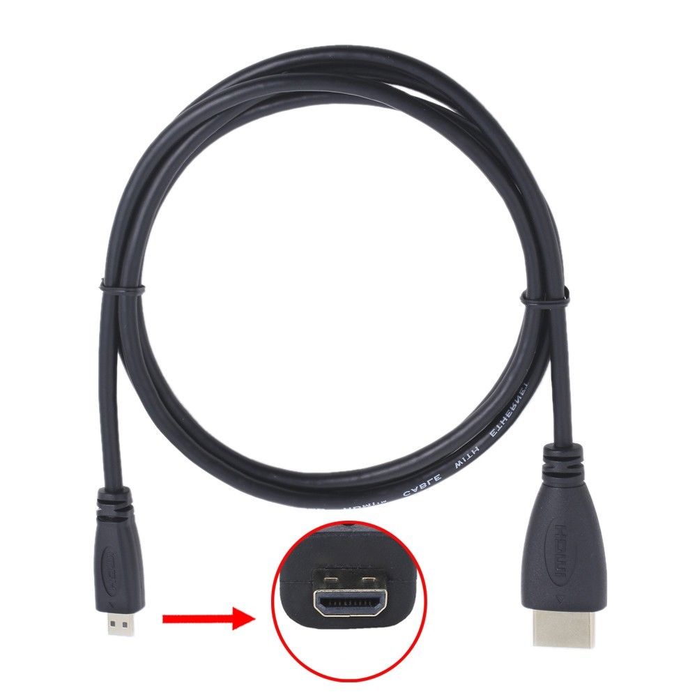 Micro hdmi 1080p a/v hd tv videokabel til lenovo yoga 2 pro 10 11 s 13 notebook