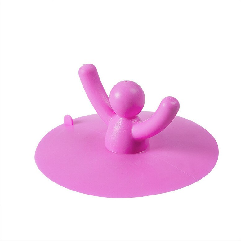Small partners Washroom Products Hand Shape Sink Plug Water Rubber Sink Bathtub Stopper Tapon Fregadero Cup lid