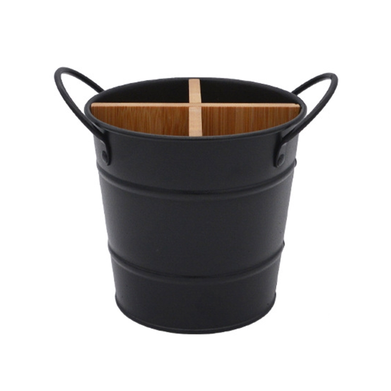 50LB Stainless Steel Cutlery Bucket Compartment Chopsticks Fork Spoons Tableware Buckets for Home Kitchen Cookware Drainer