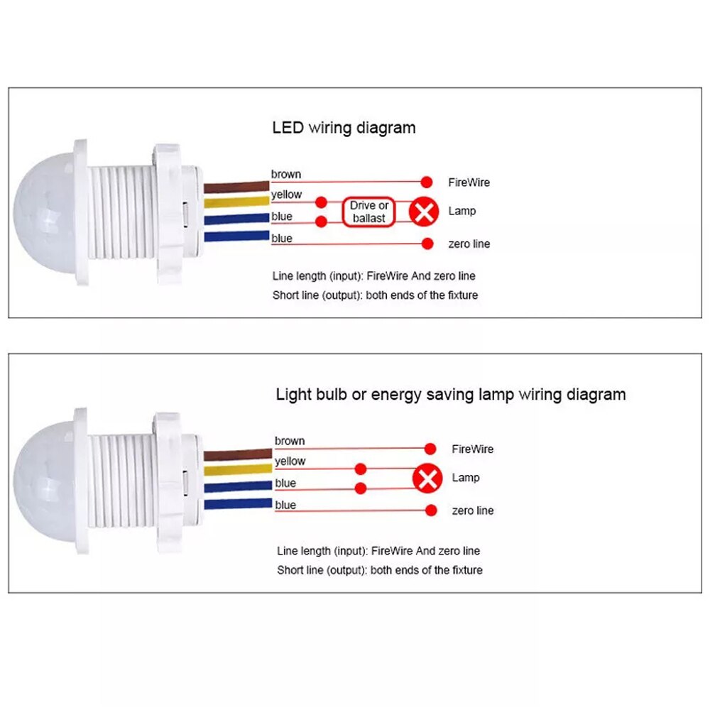 110V 220V Led Pir Sensor Detector Smart Infrarood Schakelaar Home Verlichting Inductie Human Motion Sensor Schakelaar