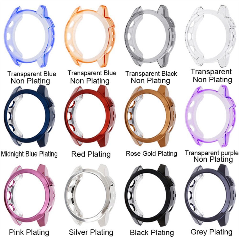 Étui de luxe en TPU pour Garmin Fenix 7, boîtier de placage résistant aux empreintes digitales, coque de protection pour cadre de montre, couverture de protection complète