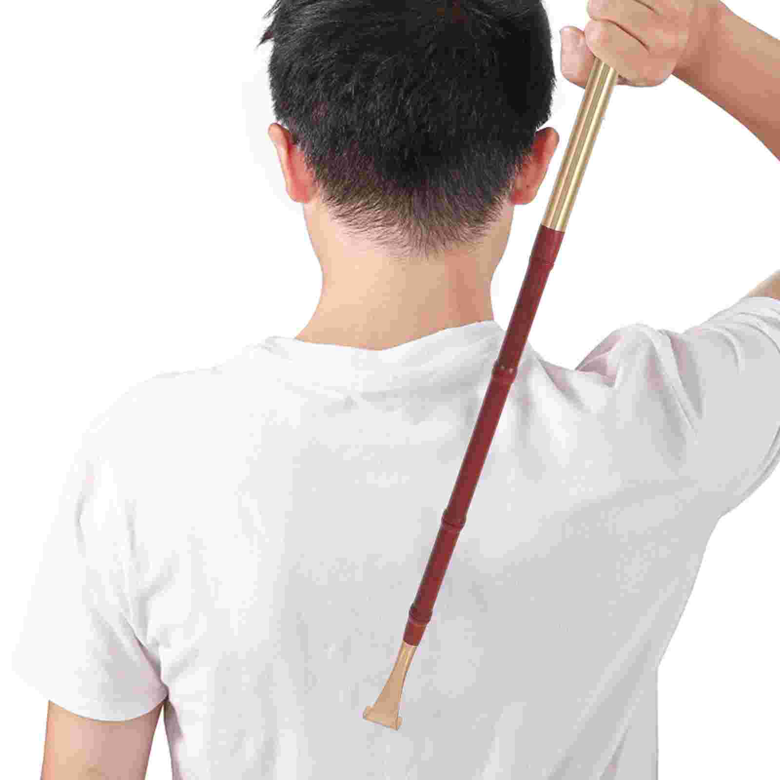 46cm Long Handle Back Scratcher Practical Wood Scratcher Claw Tool Telescopic Anti Itch Claw Backscratcher for Massage