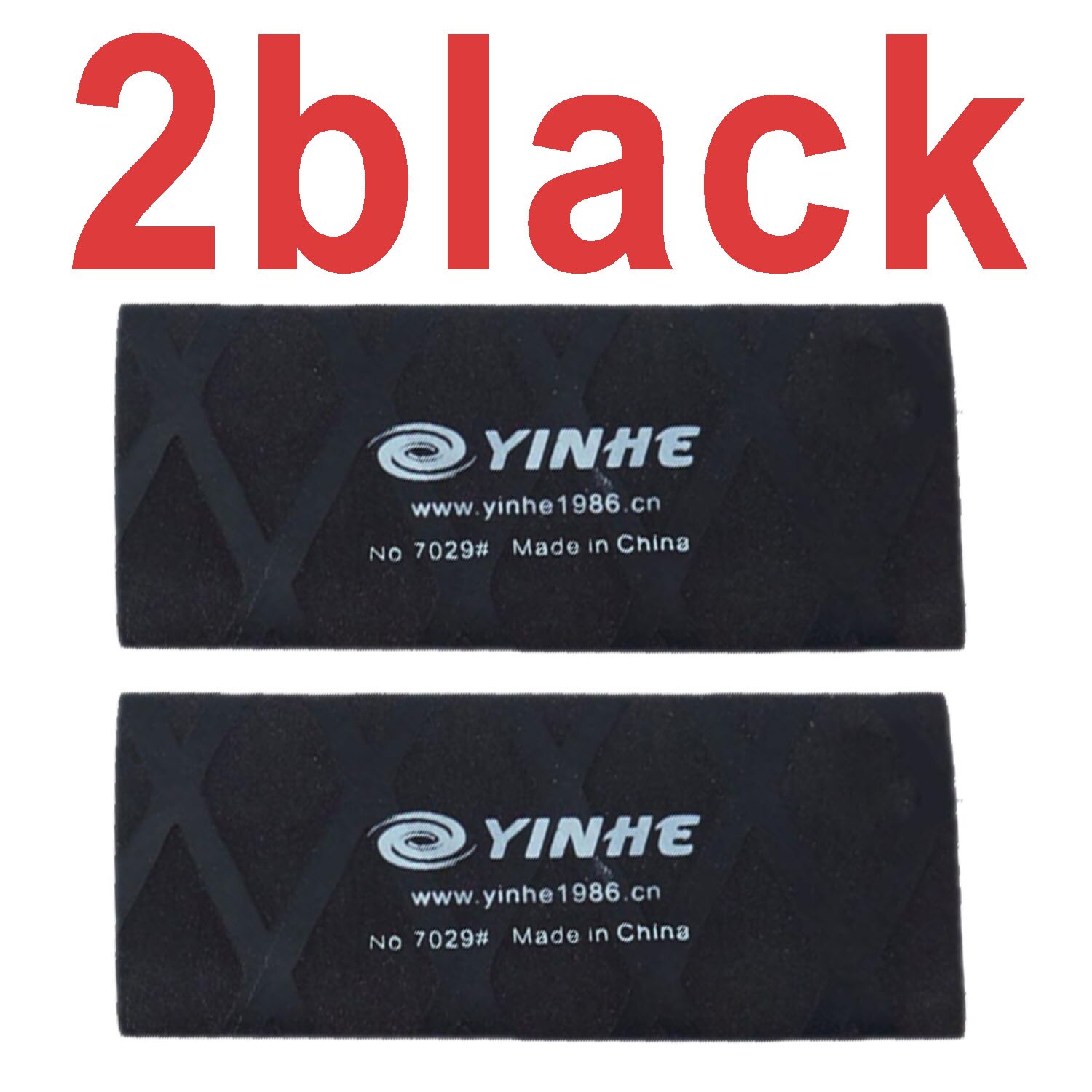 2pcs YINHE galaxy overgrip for table tennis racket handle tape heat-shrinkable ping pong set bat grips sweatband Accessories: YH 2Black