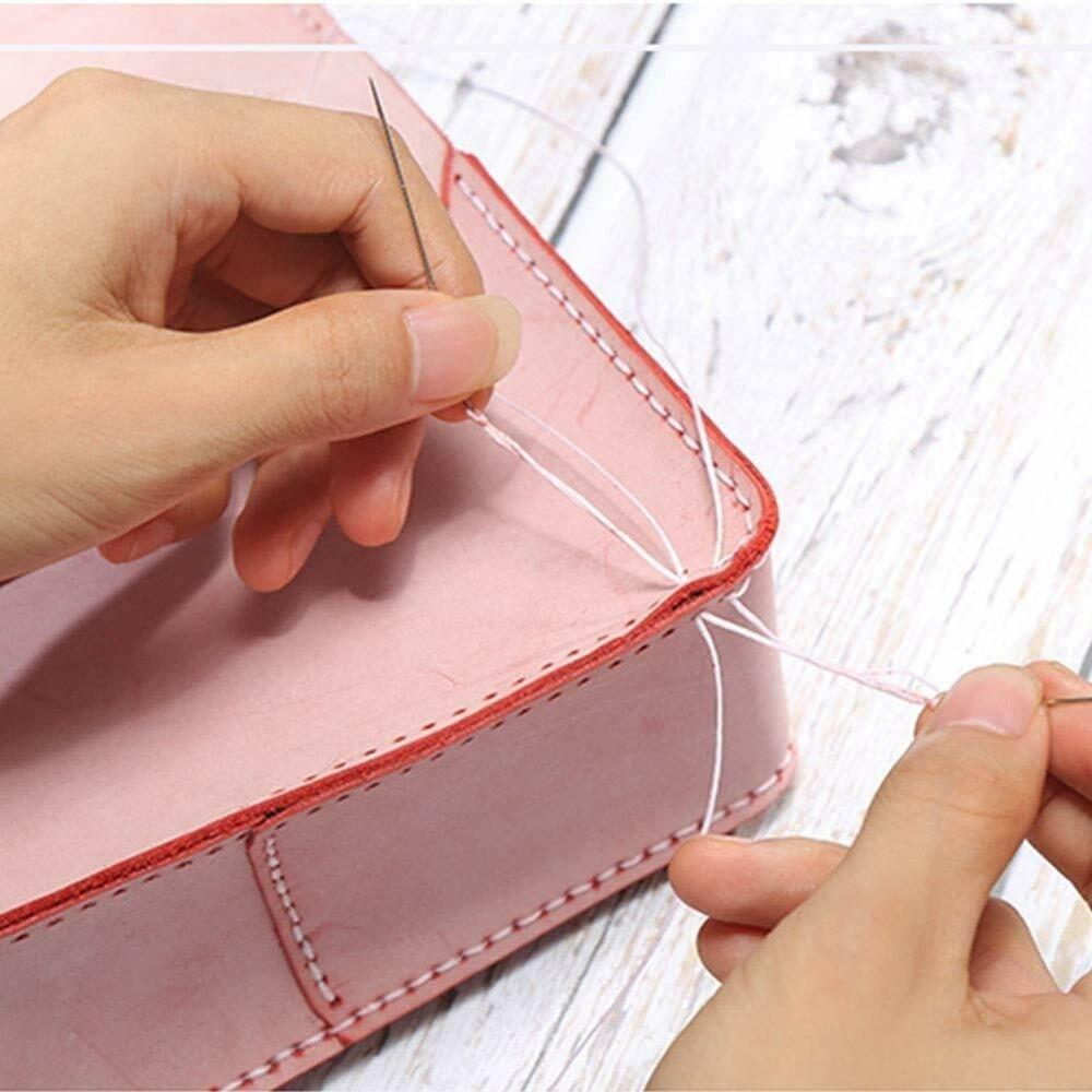 24 Colors 50M Waxed Thread Leather Sewing Thread,Hand Stitching Thread For Hand Sewing Leather and Bookbinding