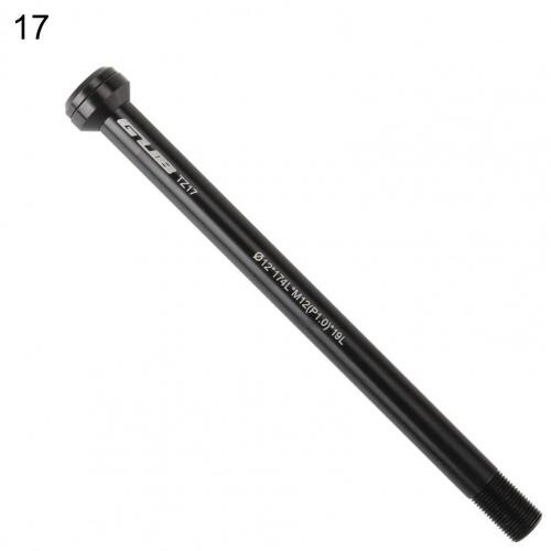 Practical Rear Tube Shaft Solid Rear Tube Axle 360 Degrees Rotation Durable Bike Quick Release Rear Thru Axle: 17